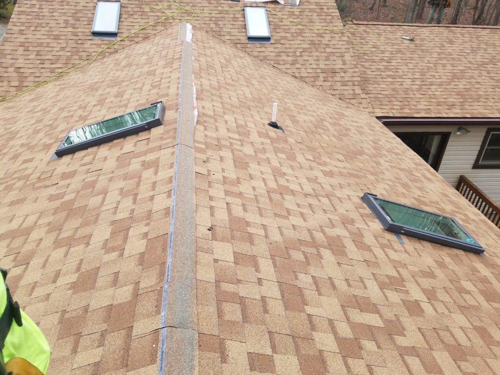 new roof installed by BTB Construction in Danville Virginia
