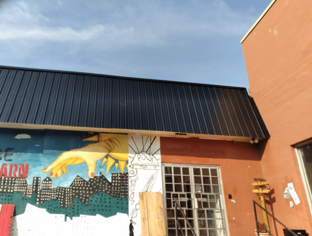 metal roof installed on a commercial building in lynchburg va