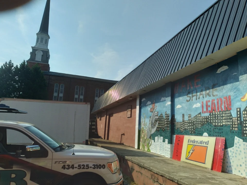 metal roof installed by btb construction on a commercial property in lynchburg va
