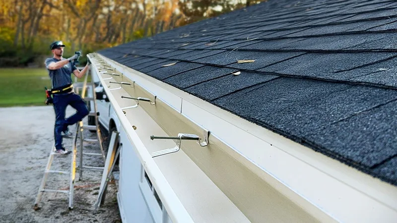 gutter installation from BTB Roofing