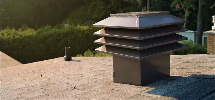 High Quality Roof Vent installed in a new home