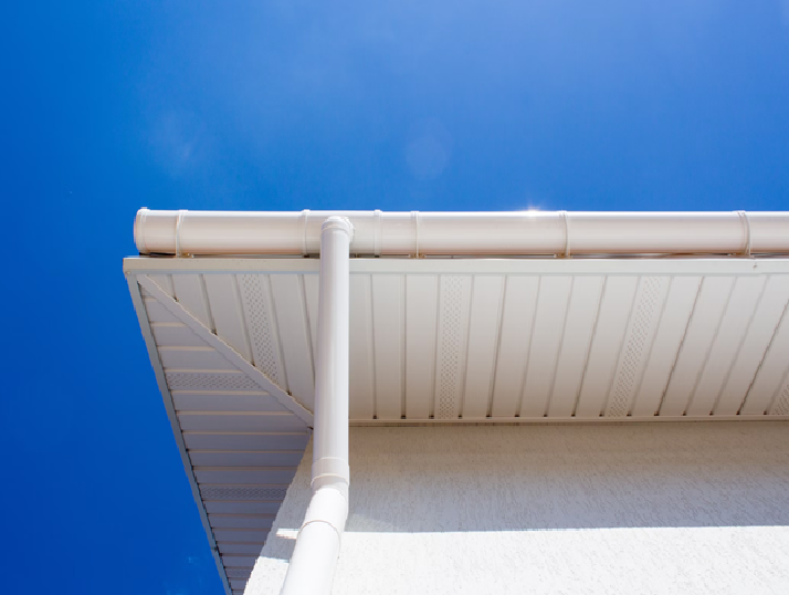 Gutter installation coordinated with HOA-approved roofing colors